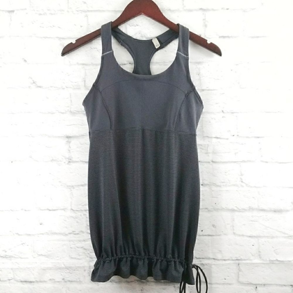 Athleta Skills & Drills Tank Top Gray Small Fit - Picture 2 of 6